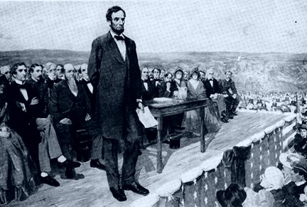 링컨의 게티즈버그 연설 기록화 photo 나무위키