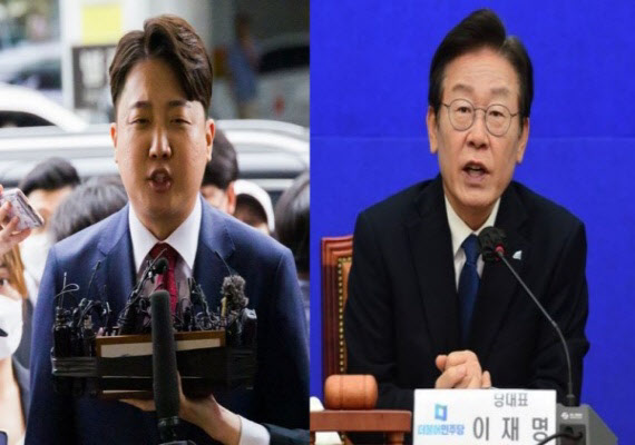 왼쪽부터 이준석 前국민의힘 대표, 이재명 더불어민주당 대표 photo 이데일리/연합뉴스/뉴스1